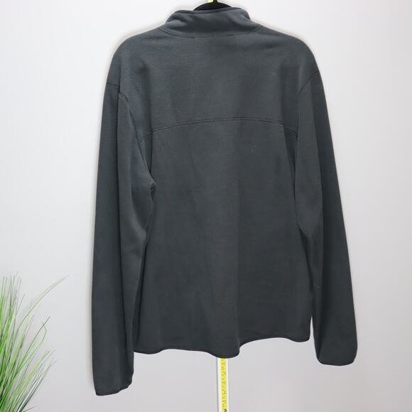 REI Co-op Black Full Zip Fleece Jacket Size XL - Picture 2 of 3